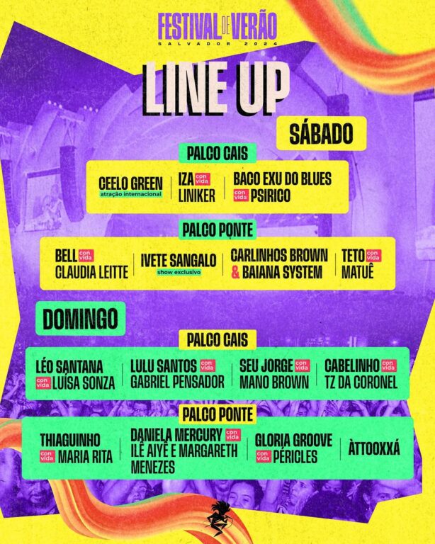 SALVADOR: Festival de Verão Salvador 2024 divulga line-up completo -  AdoroAdoro